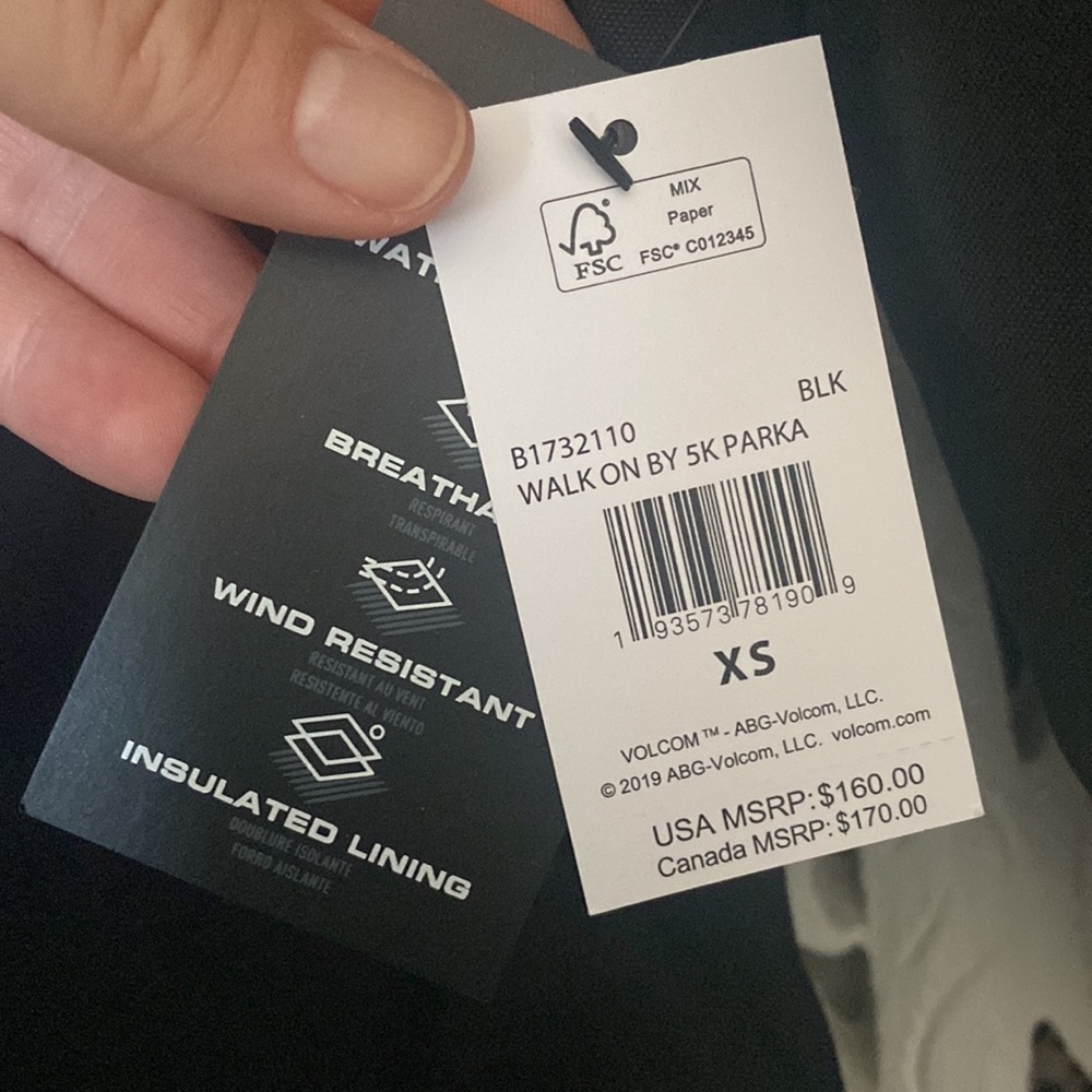 WALK ON BY 5K PARKA JACKET - BLACK - Picture 5 of 6